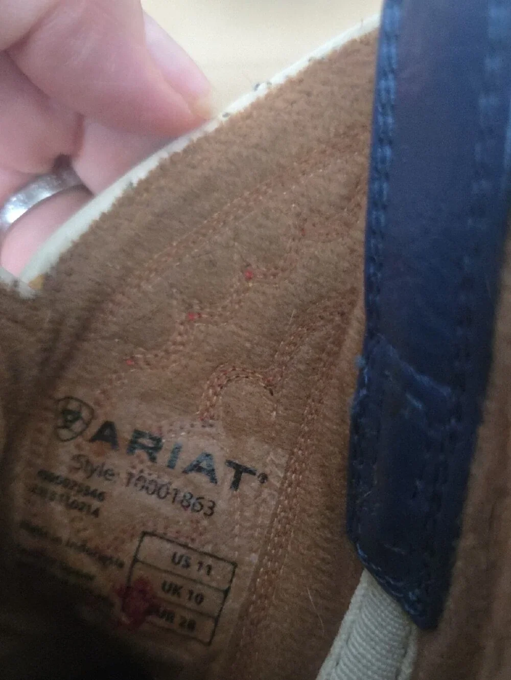 Ariat Little Boys' Quickdraw Western Boots - Broad Square Toe Sz 11